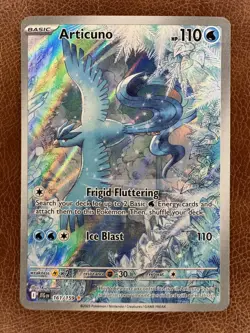Articuno 2025 Pokemon Journey Together 161/159 Illustration Rare - Image 1