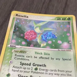 POKEMON ROSELIA #9/97 - HOLO RARE - EX DRAGON - 60HP - 2003 TCG CARD - Image 2