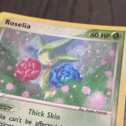 POKEMON ROSELIA #9/97 - HOLO RARE - EX DRAGON - 60HP - 2003 TCG CARD - Image 5