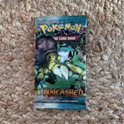 Pokemon HS Unleashed Booster Pack Sealed w/ Case - Image 3