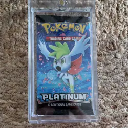 Pokemon Platinum Booster Pack Shaymin Sealed w/ Case - Image 1