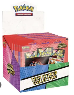 2 Pokemon Ascended Heroes 12 CT TECH STICKER CASES Factory Sealed 🔥! - Image 2