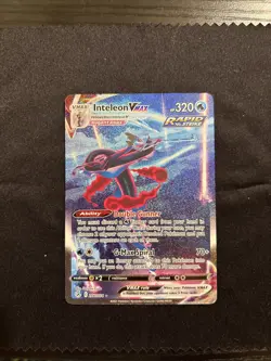 Inteleon VMAX Pokemon TCG Fusion Strike Holo Ultra Rare Alt Art 266/261 NM - Image 2