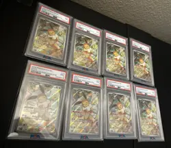 2025 Pokemon Eevee 173 Illustration Rare Promo PSA 9 (Lot of 8 PSA slabs) - Image 1