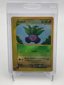 2002 Pokemon Expedition Oddish Reverse Holo 122/165 LP Nintendo - Image 1