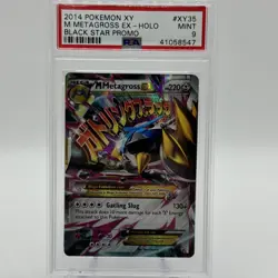 Pokemon TCG M Mega Metagross EX XY35 Black Star Promo PSA 9 - Image 1