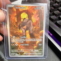 Pokemon TCG Terrakion 135/086 Sv: White Flare Holo English 140HP Rare - Image 1