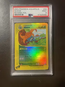 PSA 9 Gloom Reverse Holo - 49/147 - Aquapolis - Pokemon - Read Description - Image 1