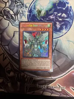 (AY) Yugioh Gladiator Beast Bestiari LCGX-EN237 Secret Rare Unlimited VLP - Image 1