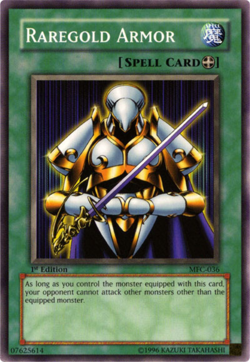 1x (EX) Raregold Armor - MFC-036 - Common - 1st Edition YuGiOh - Image 1