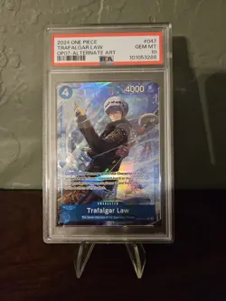 PSA 10 Trafalgar Law Alt Art One Piece 500 Years in the Future OP07-047 English - Image 1