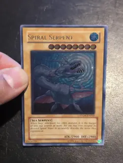 Yu-Gi-Oh! ULTIMATE RARE CARD SPIRAL SERPENT STON-EN003 NM - Image 3