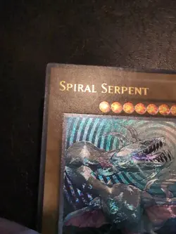 Yu-Gi-Oh! ULTIMATE RARE CARD SPIRAL SERPENT STON-EN003 NM - Image 5