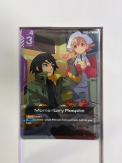 [Promo] GD02-112 Momentary Respite - Gundam TCG Card Game Alternate Art Bandai - Image 1