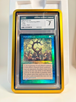 **MTG Magic Oath of Druids Judge Promo FOIL 2001 Card (CGC NEAR MINT 7)!** - Image 1