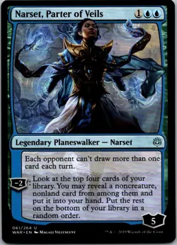 Narset, Parter of Veils U War of the Spark 61 NM Normal - Image 1