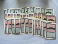 Magic The Gathering 200 Basic Land Lot - Revised Edition + Bonus Fourth Edition - Image 5