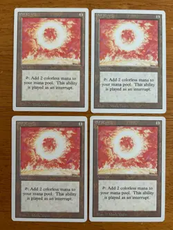 MTG Sol Ring Revised Edition x4 Very Nice Condition - Image 1