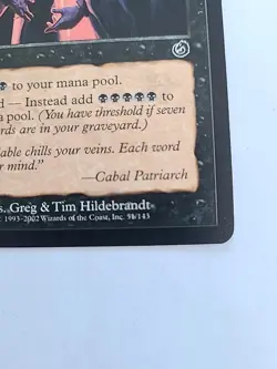 Magic the Gathering MTG Cabal Ritual Black Torment Instant - Image 4