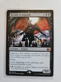 Herald of Anguish - Aether Revolt - LP - MTG Magic - Mythic Rare - Creature - Image 1