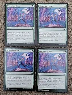 4x X4 Playset Magic the Gathering MTG Skyshroud Claim (213) Battlebond NM-LP - Image 1