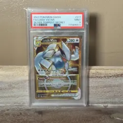 Pokemon TCG Silver Tempest Lugia VSTAR 211/195 PSA 9 Secret Rare Full Art Holo - Image 1
