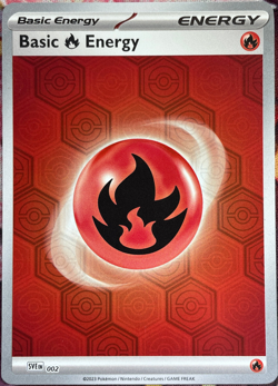 Fire Energy Reverse Holo - 002 - Shrouded Fable Pokemon 2024 - Image 1