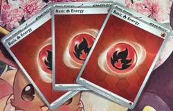 Fire Energy Reverse Holo - 002 - Shrouded Fable Pokemon 2024 - Image 3