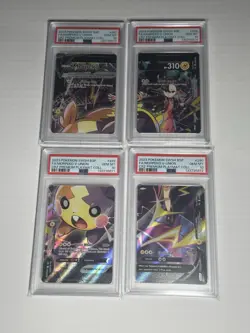 GRADED PSA 10 2023 Set Of 4 Pokemon SWSH BSP FA/Morpeko V-Union - Image 1