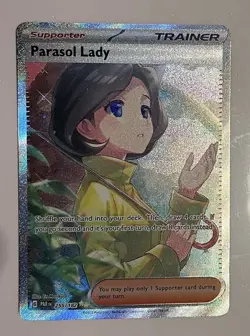 Parasol Lady 255/182SV04: Paradox Rift Holo Pokemon TCG Card - Image 1