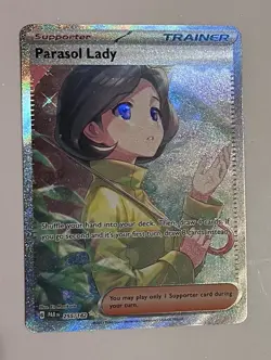 Parasol Lady 255/182SV04: Paradox Rift Holo Pokemon TCG Card - Image 2