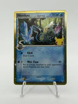 Mimikyu SWSH136 Celebrations 25th Promo Pokemon Delta Species #SWSH136 - Image 1