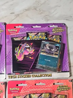 4 Pokemon Ascended Heroes Tech Sticker Collection Lot of Four - Image 3