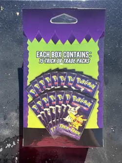 Pokemon 2025 Trick or Trade Booster Packs Halloween 15 Packs Sealed - Image 2