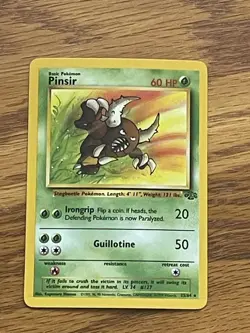Pinsir #25/64 Jungle Pokemon Card - NM/LP - Image 1