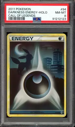 [PSA 8] Darkness Energy 94/95 - Call of Legends Holo Umbreon POKEMON - Image 1