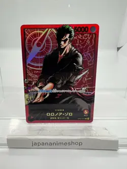 Roronoa Zoro L OP01-001 [Gold Text LECAFIG PAR] ONE PIECE Japan - Image 1
