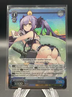 Weiss Schwarz Azur Lane Vol.2 AZL/S119-E122S SR Dewey English - Image 1