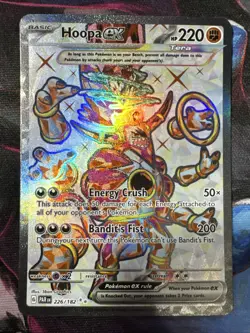 Pokemon TCG Hoopa EX Paradox Rift Holo Ultra Rare Card 226/182 - Image 1