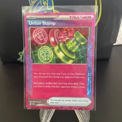 Unfair Stamp 165/167 SV06: Twilight Masquerade Pokemon Card - Image 1