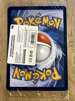 Pikachu At The Museum Natural History Museum Jumbo Pokemon Promo Card - Image 2
