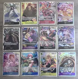 One Piece TCG Super Rare Lot of 12 Super Rare Cards One Piece Lot English - Image 1