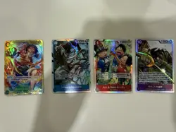 One Piece OP13 Bulk SR near mint , top 4 cards LP - Image 2