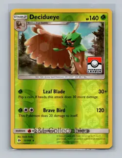 Decidueye #011/149 Promo League & Championship Cards - Image 1