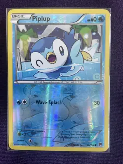 Piplup 36/162 Reverse Holo XY BREAKthrough Pokemon Card 2015 LP - Image 1