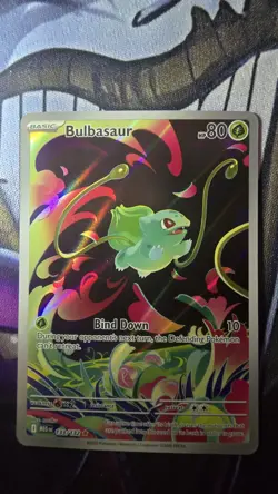 Bulbasaur 133/132 English MEG EN-Mega Evolutions Illustration Rare Pokemon Card - Image 1
