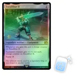 FOIL EXCALIBUR II (FINAL FANTASY PRERELEASE) Final Fantasy FIN Magic MTG CARD - Image 1