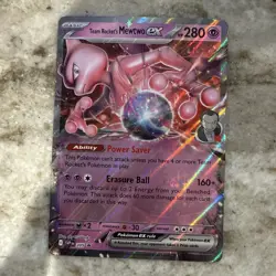 Team Rocket's Mewtwo ex 205 Sv: Scarlet & Violet Promo Cards Holo - Image 1