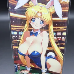 Usagi Tsukino Sailor Moon Anime Waifu Card Doujin ACG Goddess Holo - Image 1