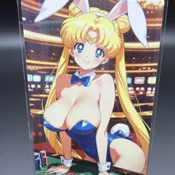 Usagi Tsukino Sailor Moon Anime Waifu Card Doujin ACG Goddess Holo - Image 2